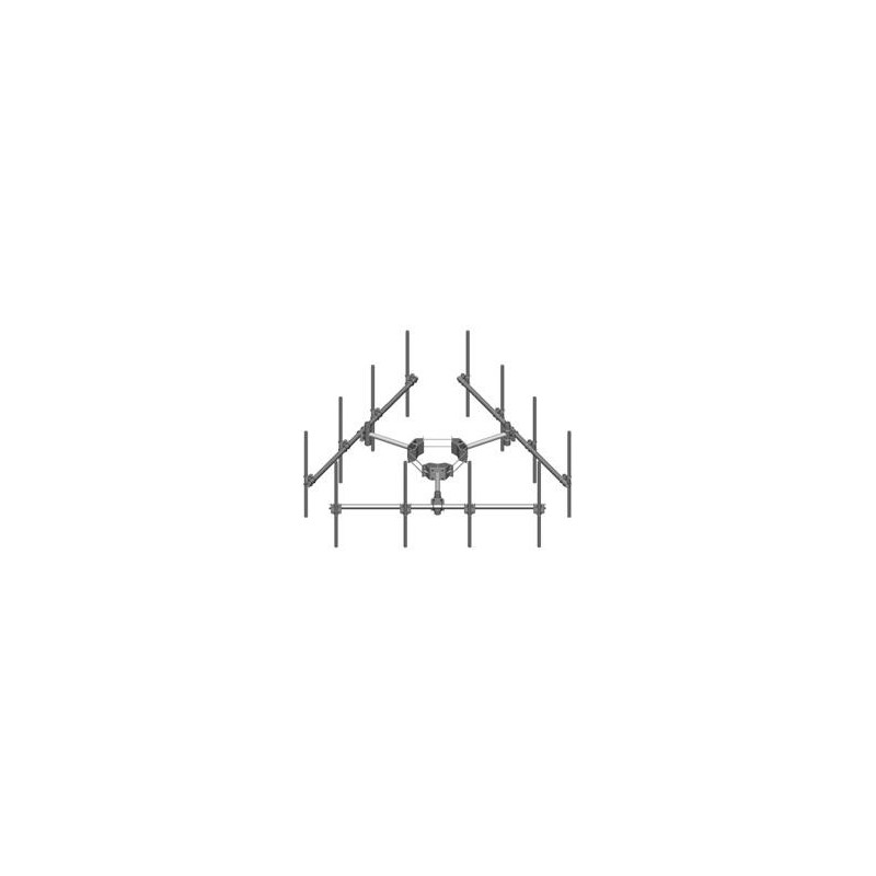 Monopole Co-location T-Frame Kit, 10 in to 30 in OD, 12 ft face, includes pipe