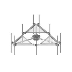 Low-Profile Co-location Platform Kit, 12 ft face, 10 in to 30 in OD, includes pipe