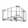 Upper Support Rail Kit for co-location platforms, 14 ft face