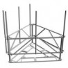 Non-Penetrating Sled Kit for multi-sector roof frame