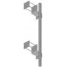 Adjustable Wall Mount for solid walls, 6 in stand-off