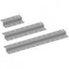 Horizontal Z-bracket, 23 in wide, for 14 coaxial cable runs