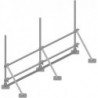 Water Tower Rooftop Sector Frame, 14 ft face, three 2-3/8 in OD x 96 in plain end pipes included