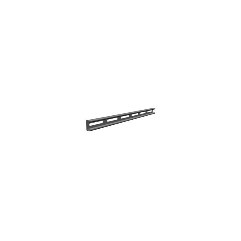 1-5/8 in Slotted Galvanized Square Support Rail, 20 ft