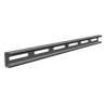 1-5/8 in Slotted Galvanized Square Support Rail, 20 ft