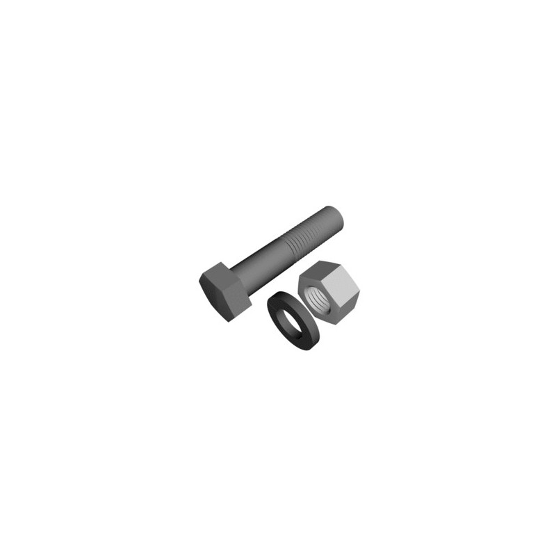 Stainless Steel Bolt, 1/4 in x 1-1/4 in