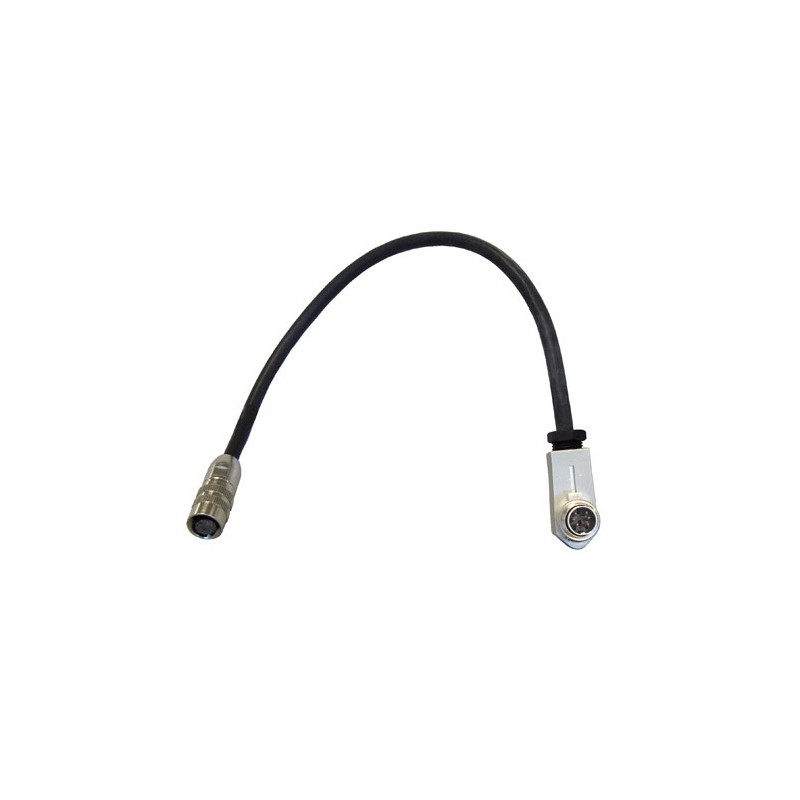 Teletilt Antenna Â® AISG RET Control Cable with Right Angle Connector, 0.5 m
