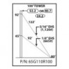 100\' ROHN 65G   Guyed Towers
