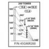 200\' Rohn 45G Guyed Tower, 90MPH