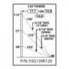 120\' ROHN 55G   Guyed Towers