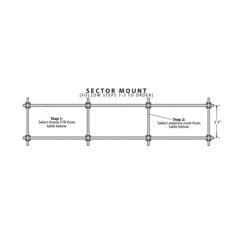 Tapered Leg 8\' Min. - 14\' Max.