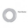 HARDENED FLAT WASHERS, GALVANIZED 1/2\"