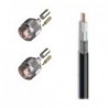 AF-400 Cable Assembly, 100 ft long with N-Male to N-Male connectors.