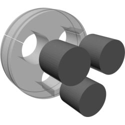 Cushin plug for 1/2\" feed...