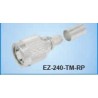 TNC-Male (plug) crimp, reverse polarity (non-solder female pin)