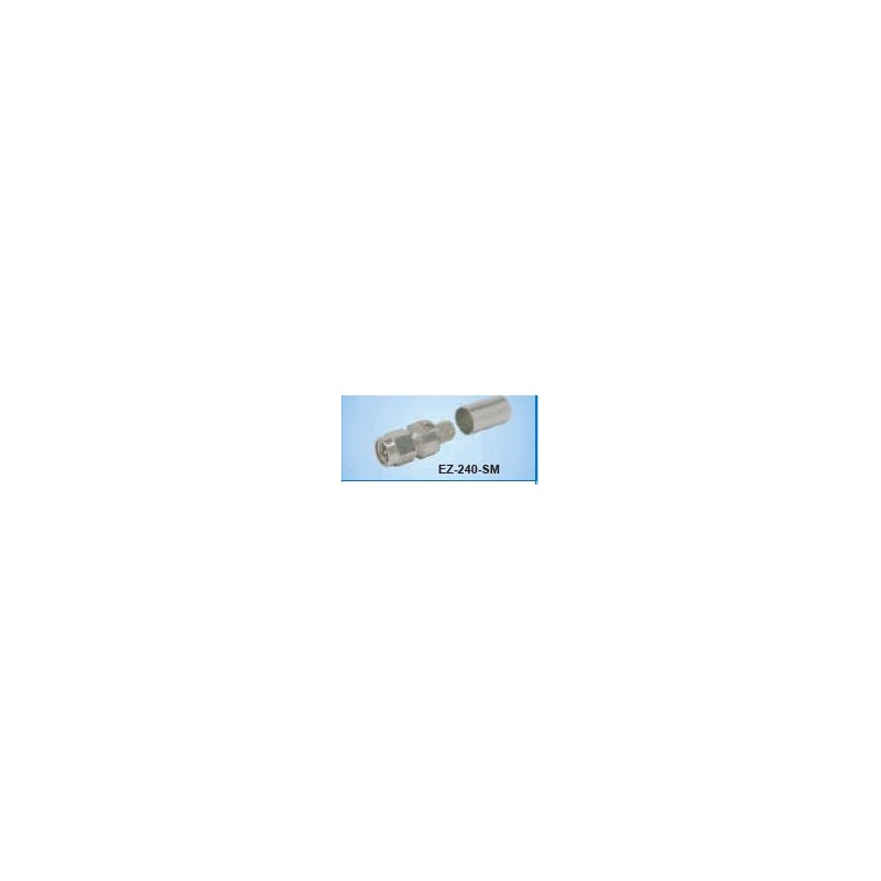 SMA-Male (plug) crimp connector (non-solder pin)