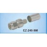 SMA-Male (plug) crimp connector (non-solder pin)