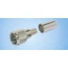 Mini-UHF (plug) crimp connector