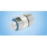 7/16 DIN Male clamp connector, press-in center pin