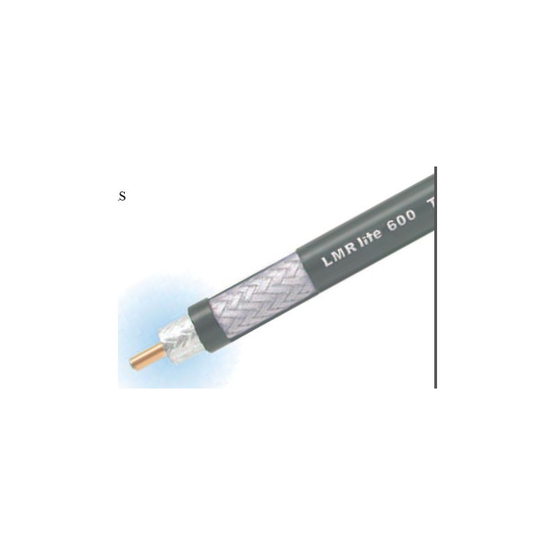 Standard cable, Aluminum Braid, Black PE jacket