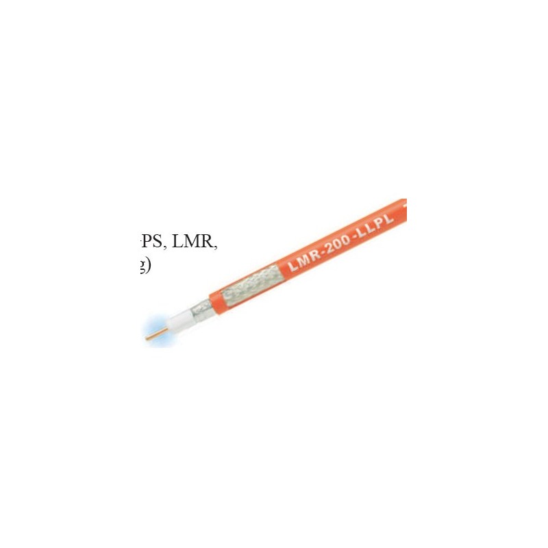LMR-200 Low loss Plenum, listed CMP/MPP (PCC-FT6), Orange jacket