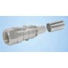 Type F-Male (plug) crimp connector (solder pin) for LMR-240-75