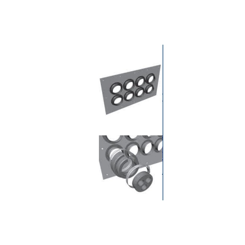 Standard Entry Port, 18 hole, 3x6