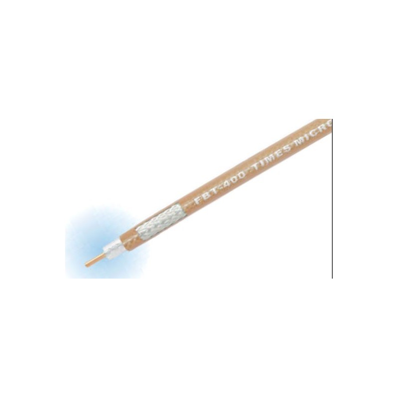 Flexible High Power, Low Loss Cable, .370\" FEP jacket