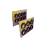 Feed through entry panel, 102mm (4\"), 1 hole, 1x1
