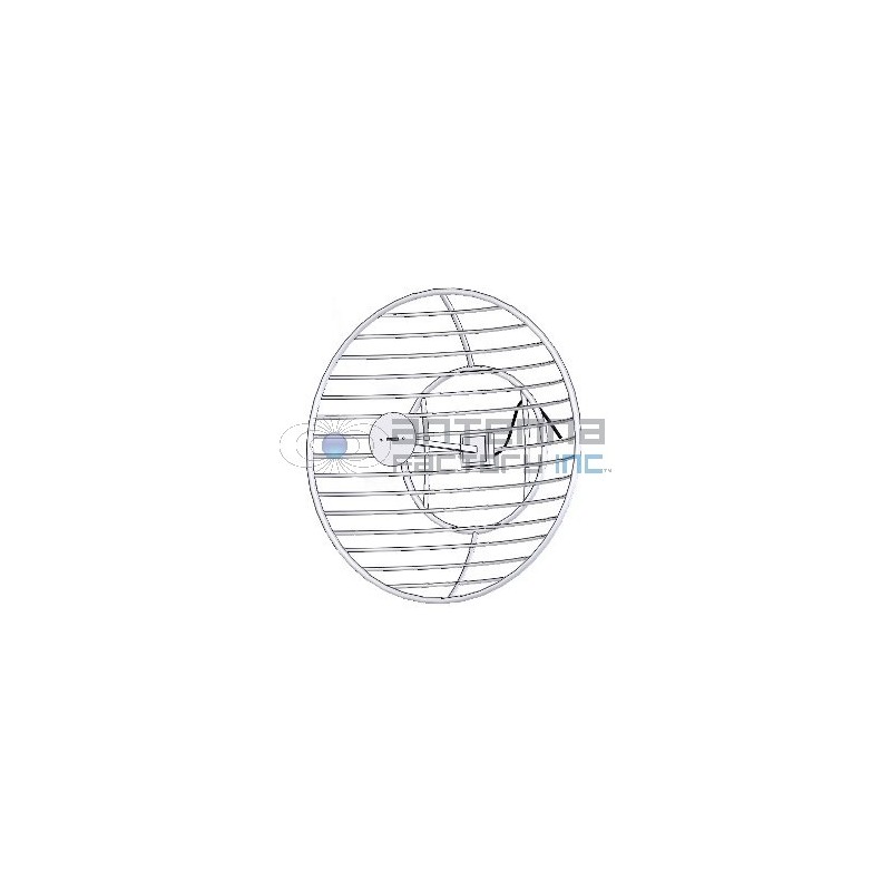 PG800-18-12: Parabolic Grid Antenna, 824-896 MHz, 18 dBi gain