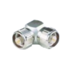 Coaxial Adapter N male - male, right angle