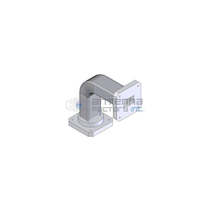 WR-159 Flexible Waveguide, 6\", 4.90-7.05 GHz
