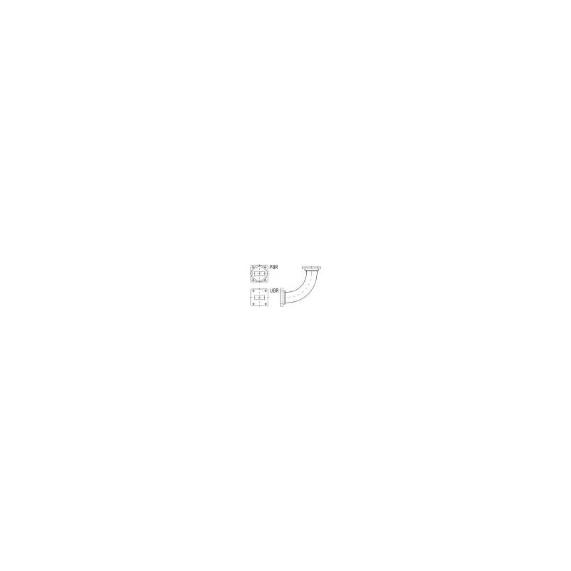 90 Antenna Â° H Plane Bend PBR/UBR100