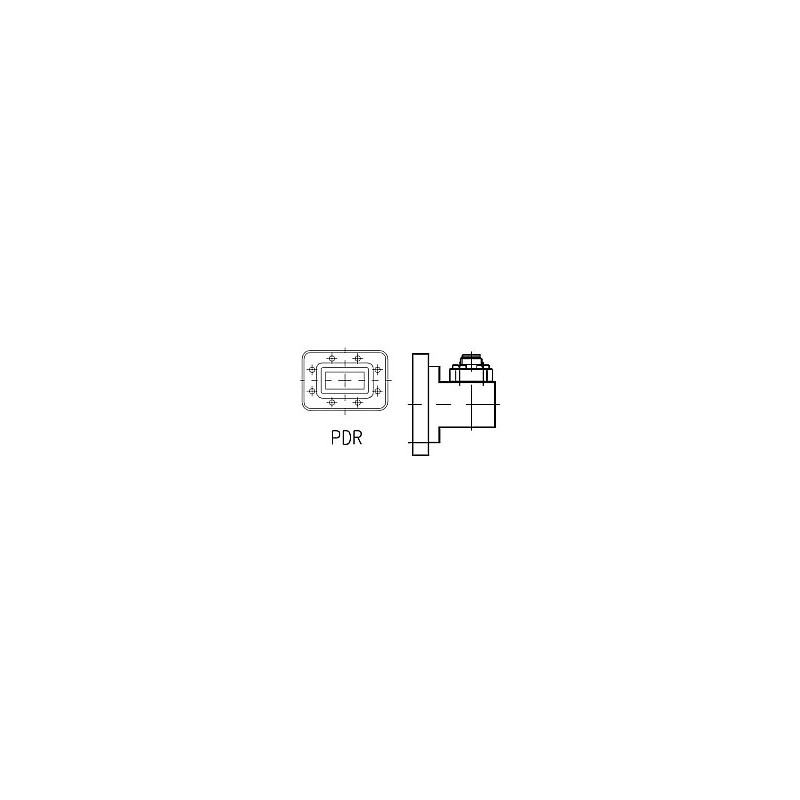 Waveguide to N Female Coax Adapter PDR100