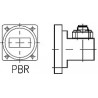 Waveguide to N Female Coax Adapter PBR120