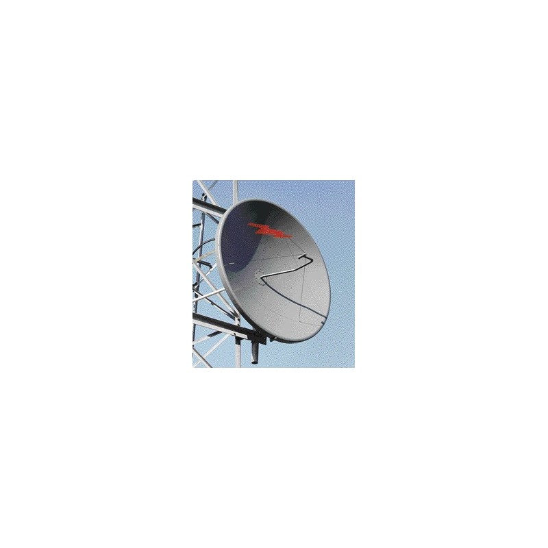 2.4 m - 8 ft Standard Parabolic, Low VSWR Unshielded Antenna, single-polarized, unpressurized, 1.900