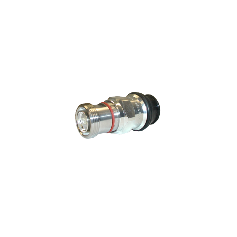 7-16 DIN Female Connector for 7/8\" Coaxial Cable, OMNI FITcable connector, Straight, O-Ring sealing