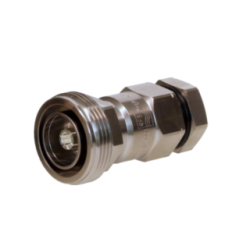 7-16 DIN Female Connector for 1/2\" Coaxial Cable, OMNI FITcable connector Premium, Straight, threade