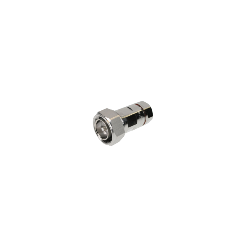 7-16 DIN Male Connector for 1/2\" Coaxial Cable, OMNI FITcable connector standard, O-ring sealing
