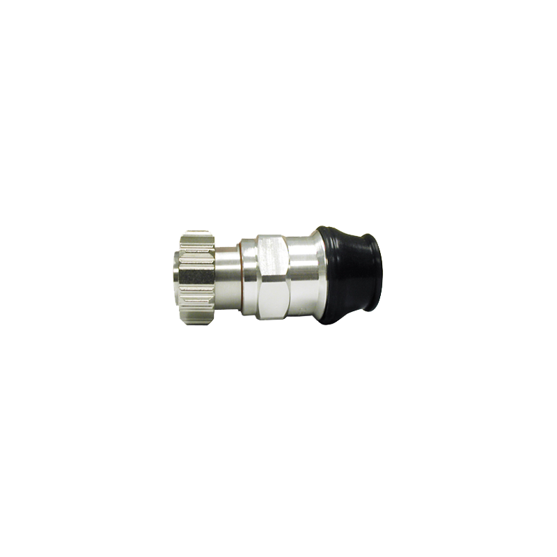 7-16 DIN Male Connector for 7/8\" Coaxial Cable, OMNI FITcable connector, Straight, O-Ring sealing