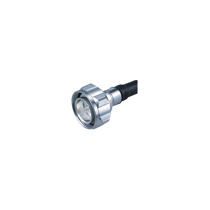 7-16 DIN Male Connector for RG214 Coaxial Cable, Soldered Inner Contact