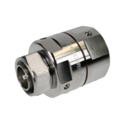 7-16 DIN Male Connector for 1/2\" Coaxial Cable, OMNI FITcable connector Premium, Straight, threaded