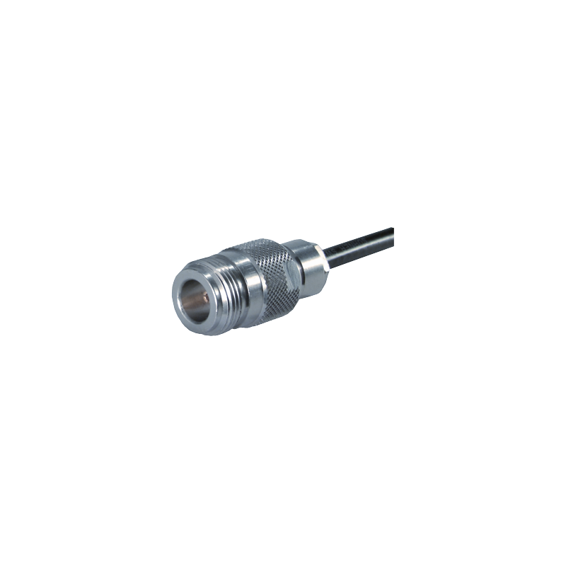 N Female Connector for RGC213 Coaxial Cable, Soldered Inner Contact