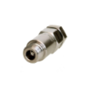 N Female Connector for 3/8\" Coaxial Cable, OMNI FITcable connector Premium, Straight, threaded gaske