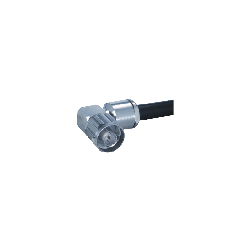 N Male Connector for RG213 Coaxial Cable, Soldered Inner Contact