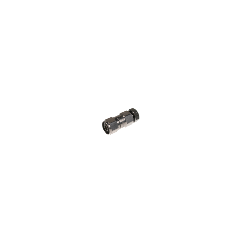N Male Connector for 1/4\" Coaxial Cable, OMNI FITcable connector Premium,