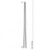 ROHN RSL SELF SUPPORTING TOWER, 80 FEET TALL, 21\" TOP WIDTH, 49\" BOTTOM WIDTH
