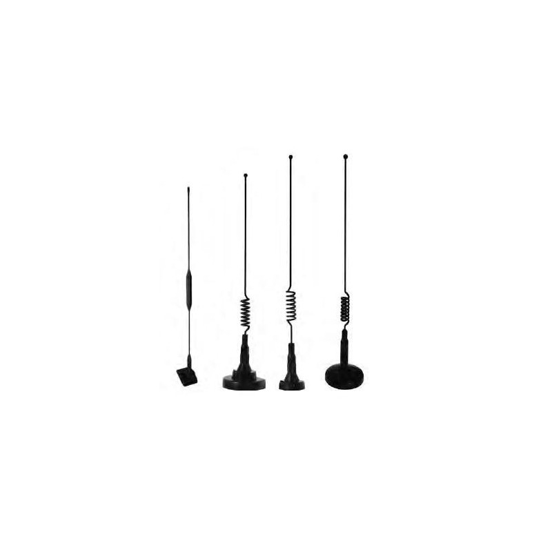 High Gain Antennas on Glass, Roof, Magnet, and Trunk Lip Mounts