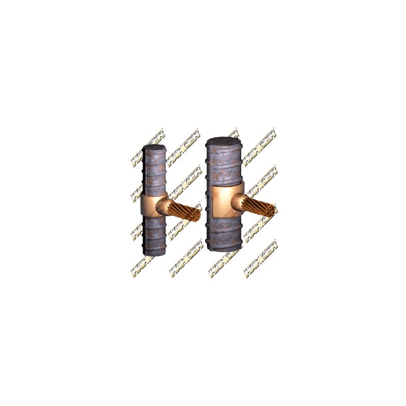 Rebar Size 6 Cable Size #2