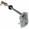Thru-Roof/Wall Connectors 6\" Right Angle to Straight Aluminum to Aluminum